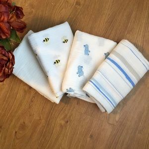 Muslin swaddle lot